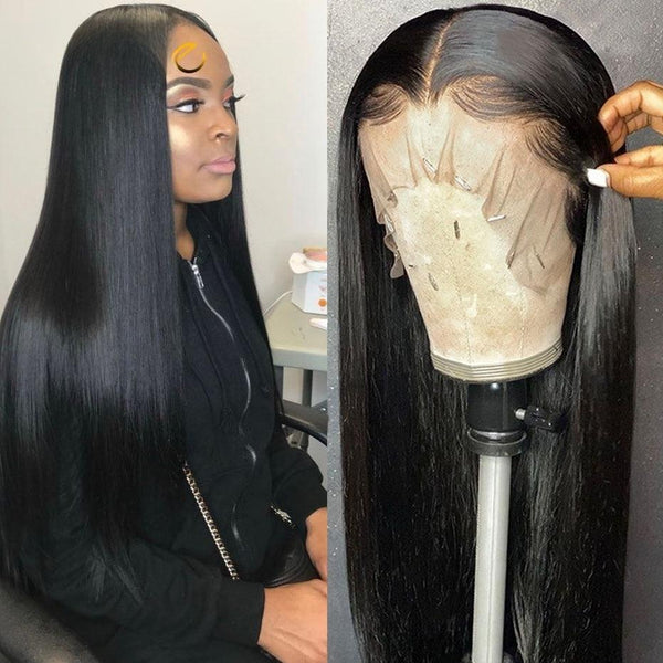 360 Frontal Straight Lace Wigs for women's