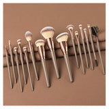 New 15pcs Makeup Brushes for complete eye & face makeup