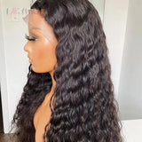 New Lace Front Wigs 26inch 180density Kinky Curly Synthetic Deep Water Wave