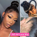 Hot Sale 360 Lace Wig 32Inch Body Wave Lace Front Wig 13x4 13x6 Human Hair Wigs For Women