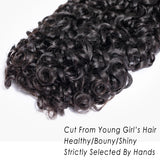 10A Small Spirals Curly Bundles Brazilian Human Hair