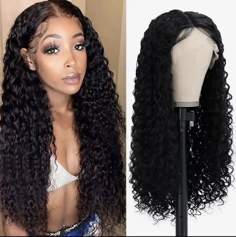 Quality Long Loose Curly Deep Wave Lace Front Wig