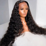 New Lace Front Wigs 26inch 180density Kinky Curly Synthetic Deep Water Wave