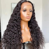 New Lace Front Wigs 26inch 180density Kinky Curly Synthetic Deep Water Wave