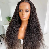 New Lace Front Wigs 26inch 180density Kinky Curly Synthetic Deep Water Wave