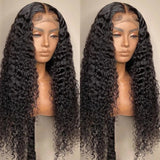 Quality Brazilian Deep Wave Frontal Wig 360 Lace Frontal Curly Hair