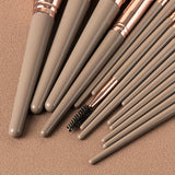 New 15pcs Makeup Brushes for complete eye & face makeup